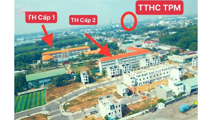 Bán đất nền dự án đẹp Lô Gốc Dự Án Hoàng Lộc tại Phú Chánh, Tân Uyên, Bình Dương - 2.7tr/m2